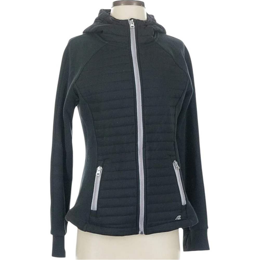 Road Runner Women's Black Quilted Puffer Jacket Size Large
